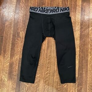 Nike Black Compression Tights